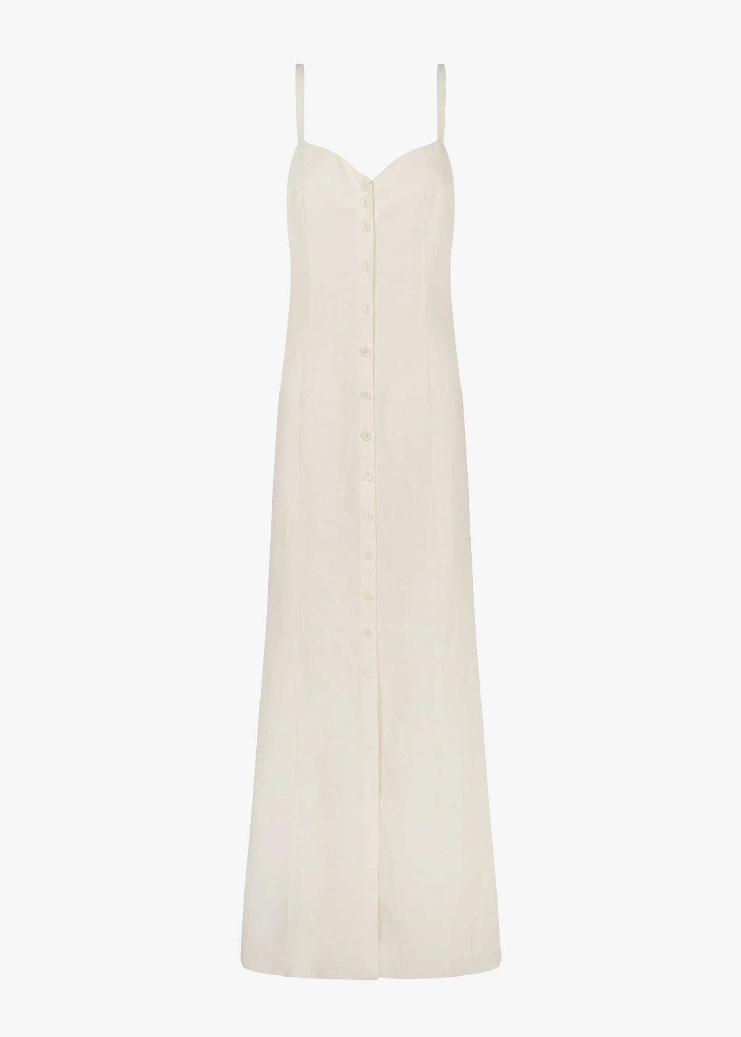 Cortana-Bambina-Ivory-Linen-Dress