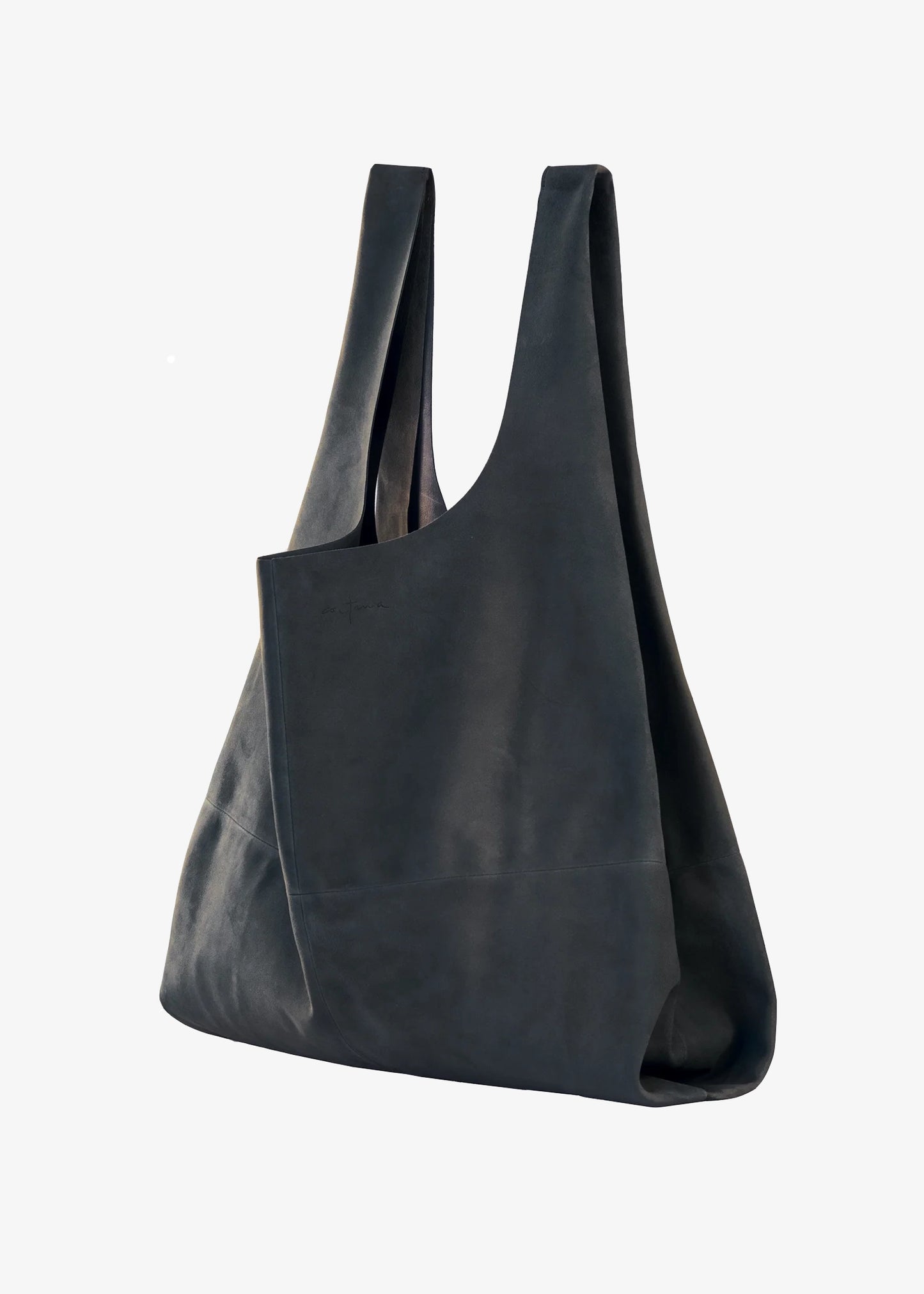 Cortana-U-XL-Graphite-Suede-Bag