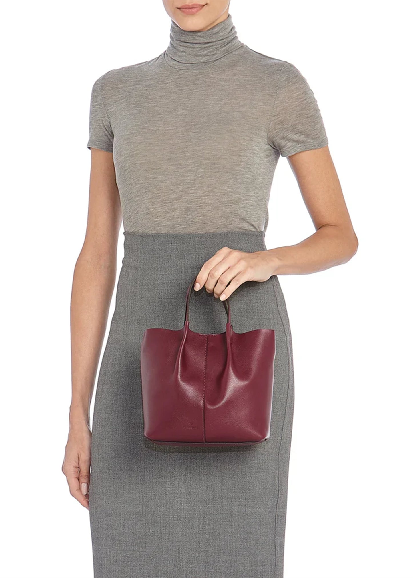 Il-Bisonte-Nina-Crossbody-Cherry