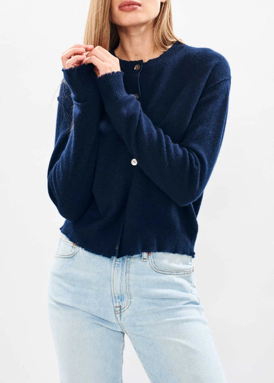 Jumper-1234-Cashmere-Distressed-Cardigan-Navy