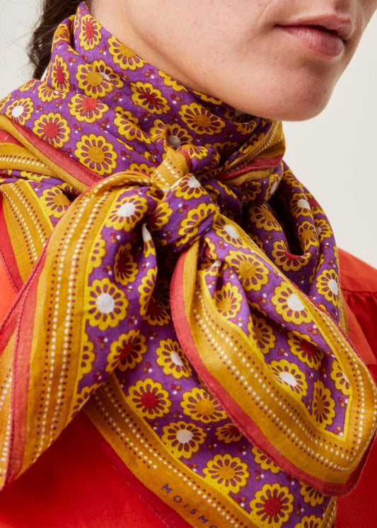 Moismont-cotton-scarf-N°715-violet