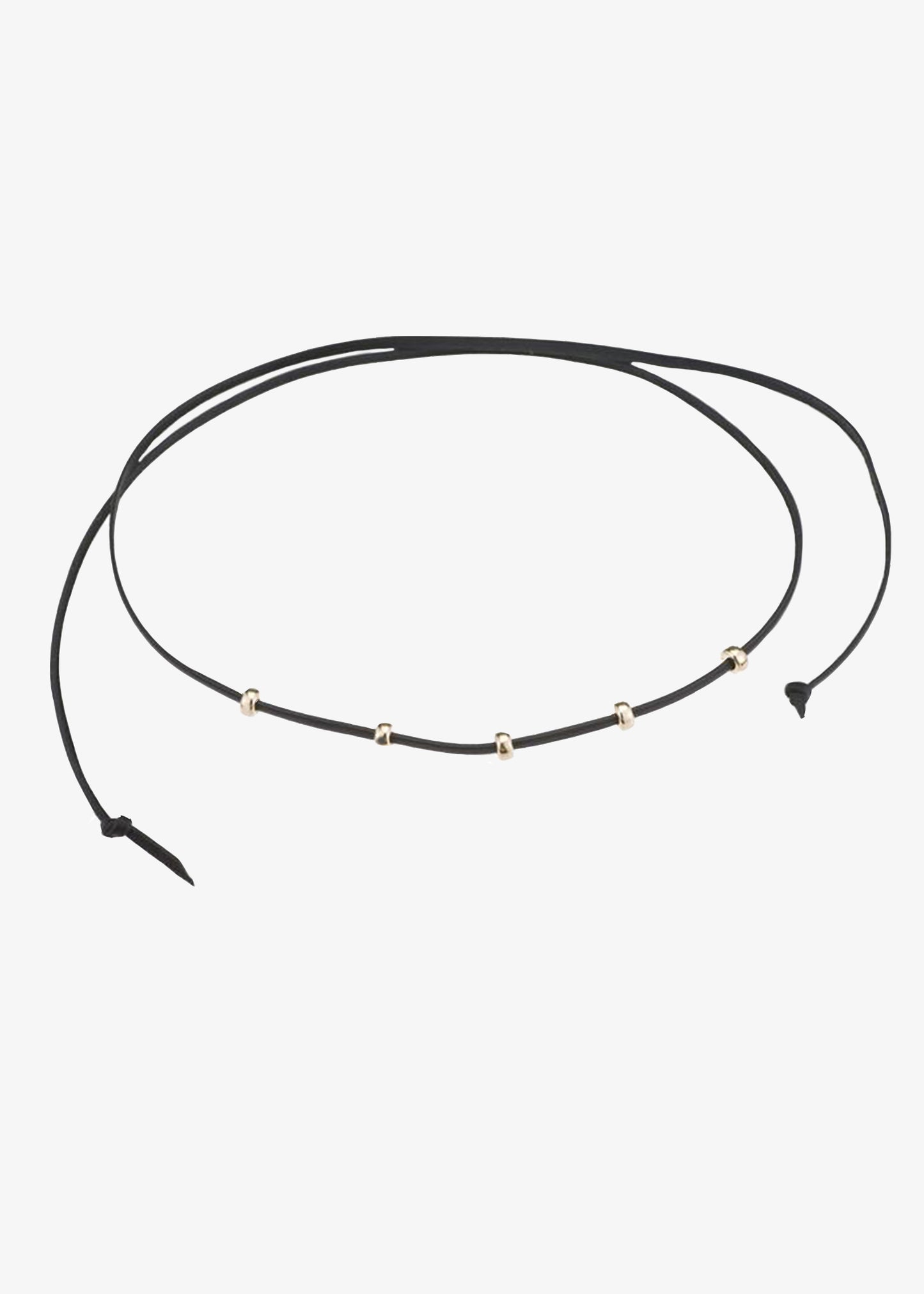 mara-black-and-gold-leather-necklace-14k-gold-filled | Jewelry | Mara Carrizo Scalise