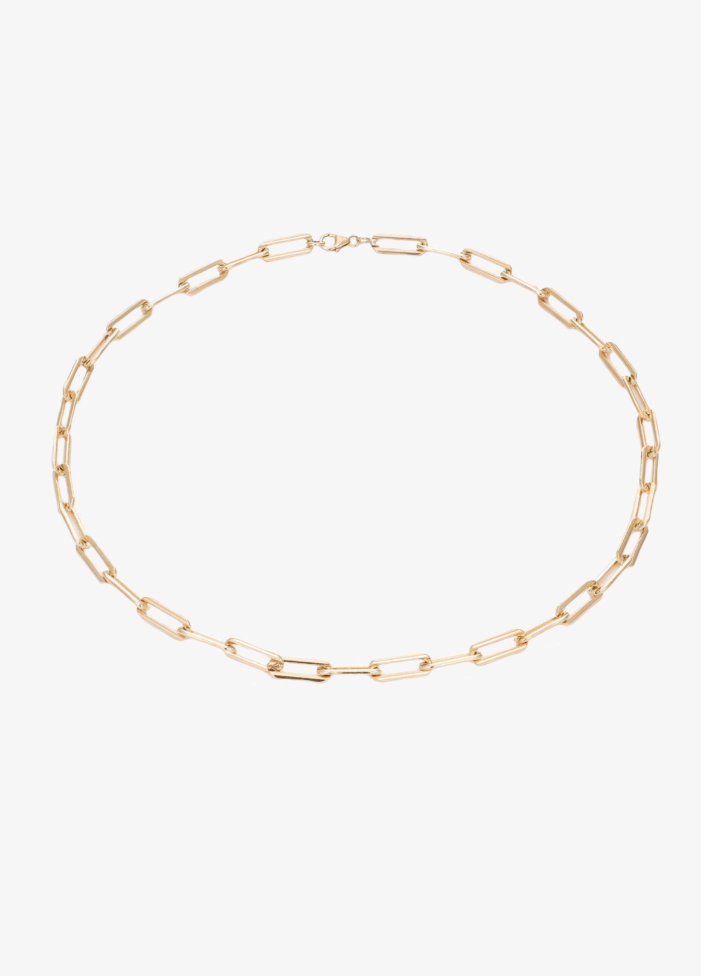 mara-rectangle-link-chain-choker-14k-gold-filled | Jewelry | Mara Carrizo Scalise