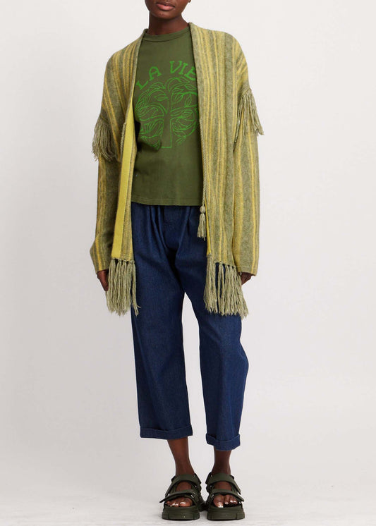 raquel-allegra-stripe-cardigan | Sweater | Raquel Allegra