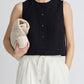 Apiece-Apart-Godet-Tank-Black