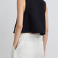 Apiece-Apart-Godet-Tank-Black