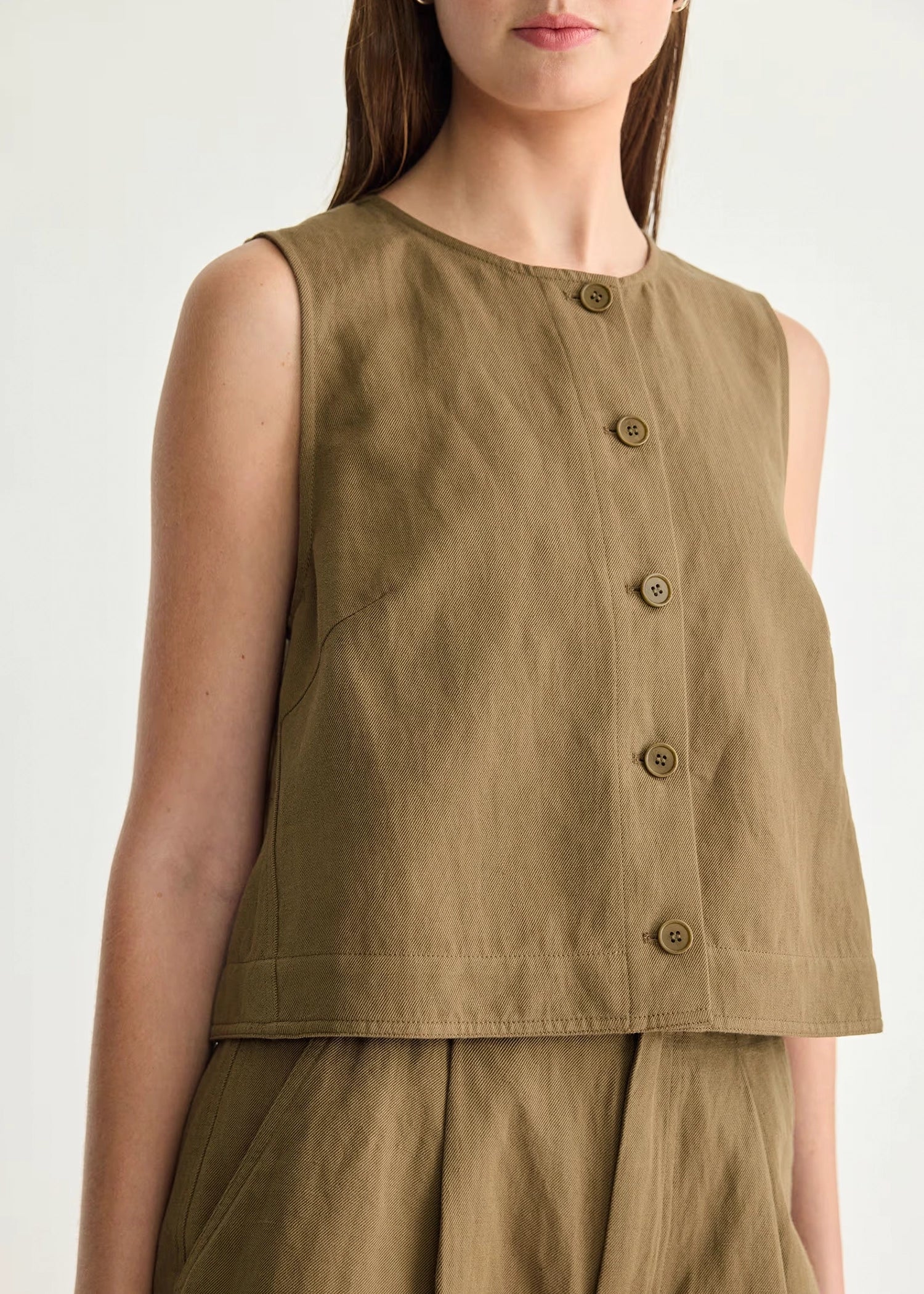 Apiece-Apart-Godet-Tank-Tobacco