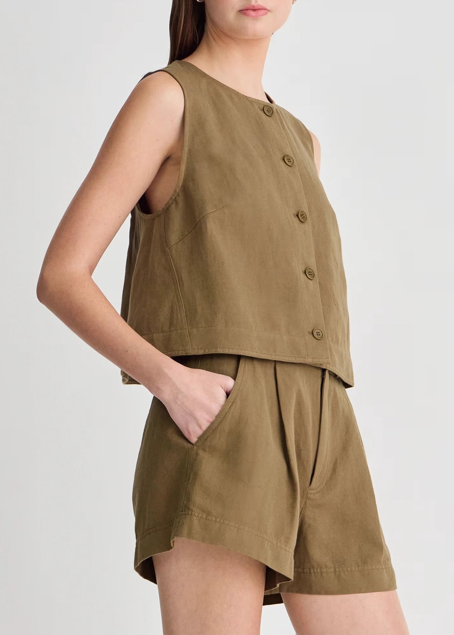 Apiece-Apart-Godet-Tank-Tobacco