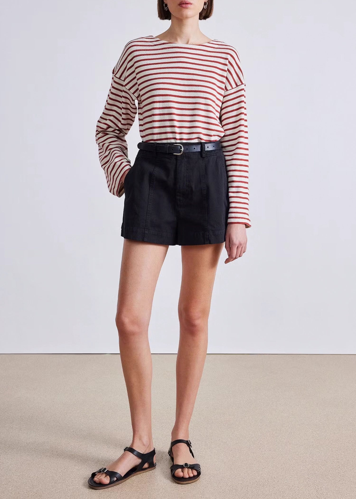 Apiece-Apart-Veras-Short-black