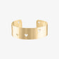 Asia Ingalls Brass Love Cuff