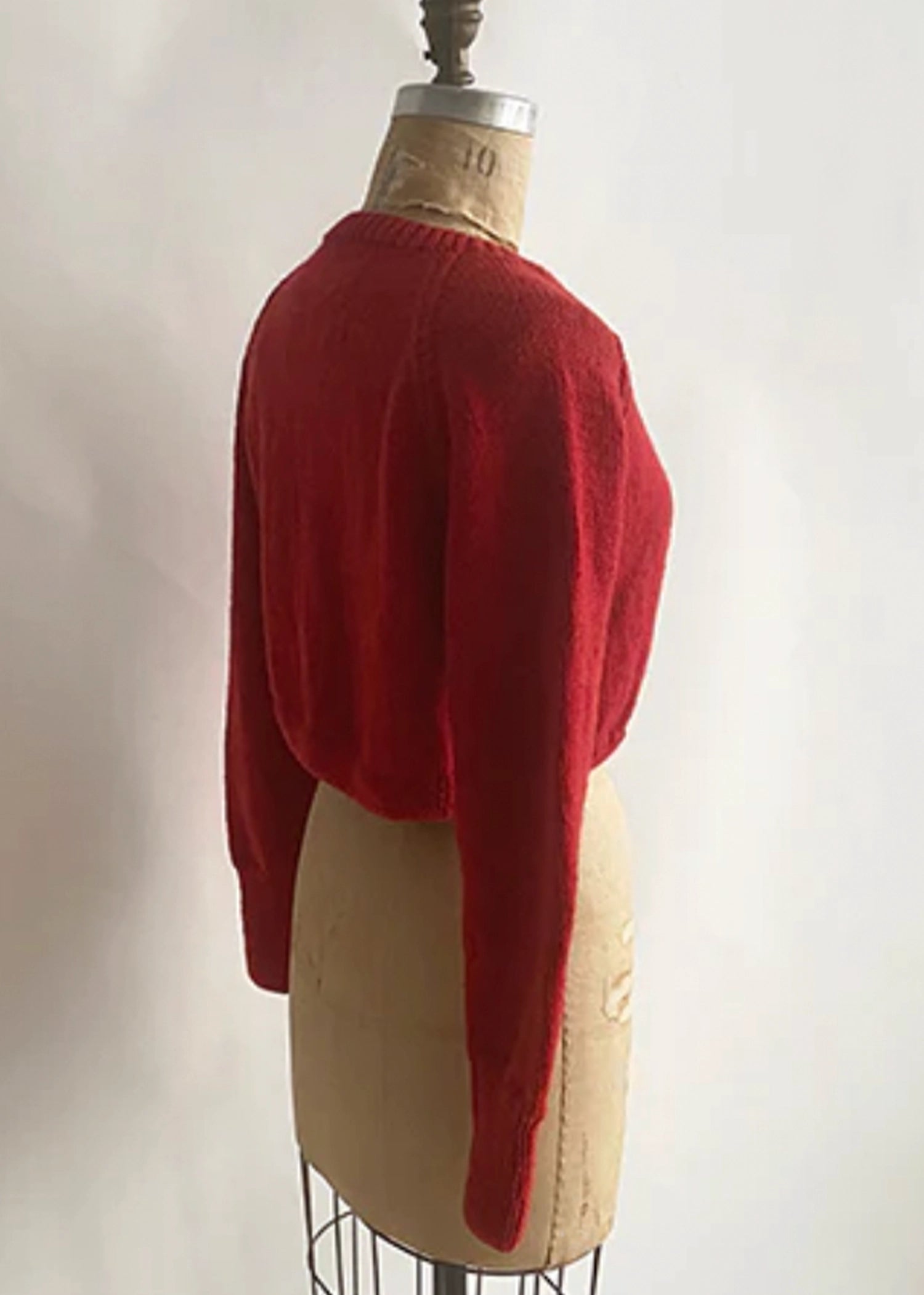 Auntie-Oti-Crop-Cardigan-Red