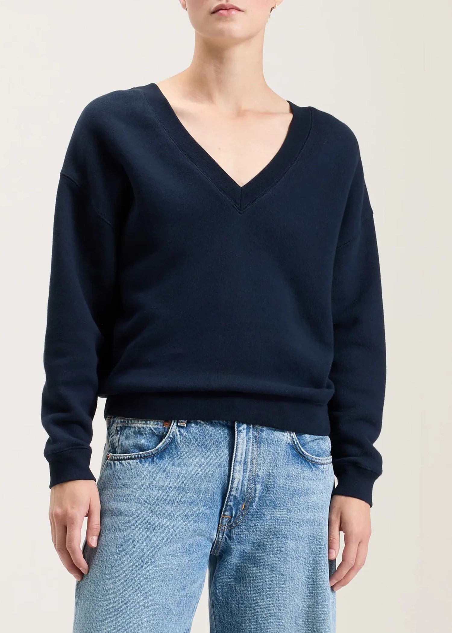 bellerose-fellow-v-neck-sweatshirt