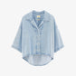 Bellerose-Pool-cropped-denim-Shirt