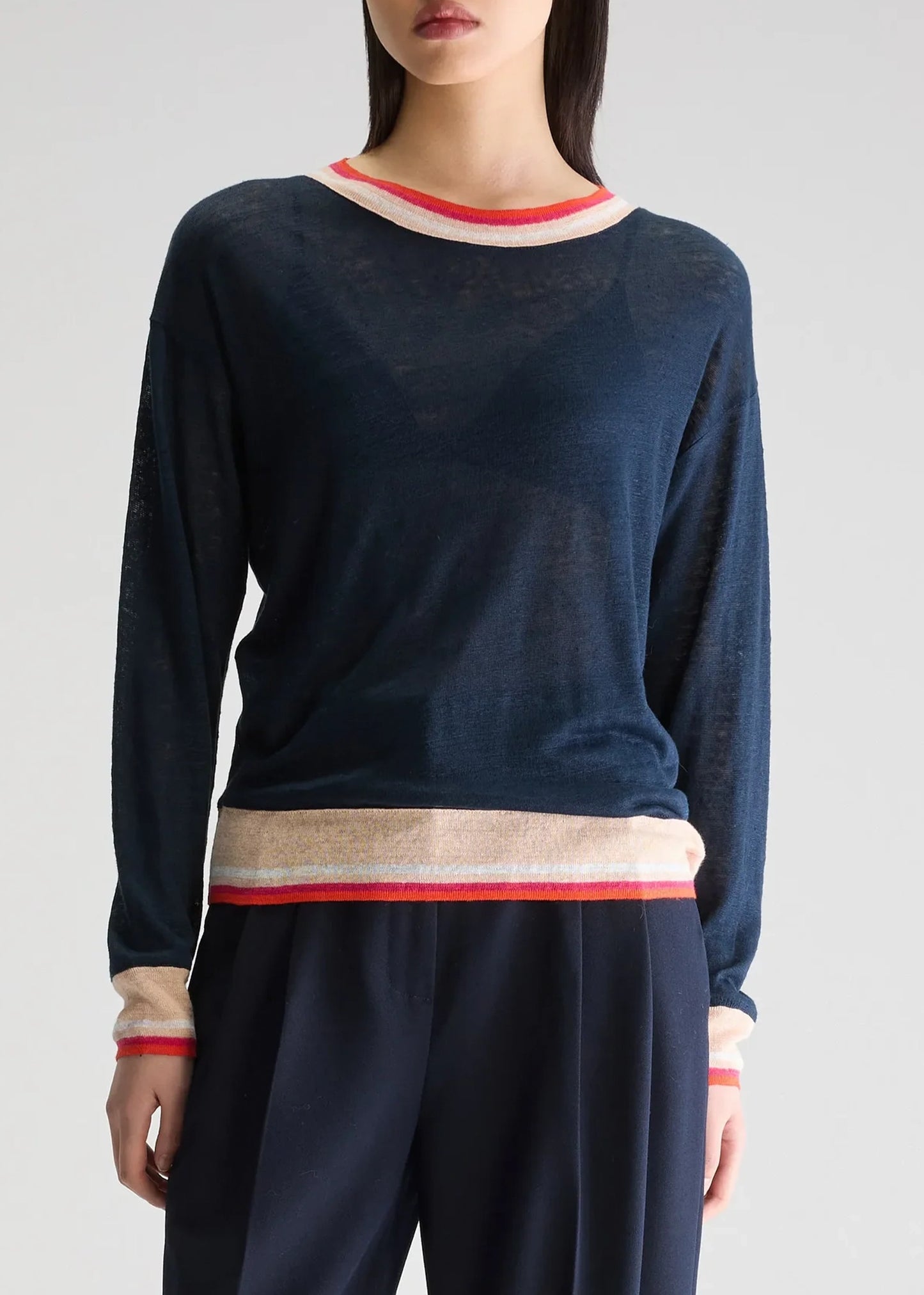 Bellerose-blue-stripe-long-sleeved-t-shirt-senia