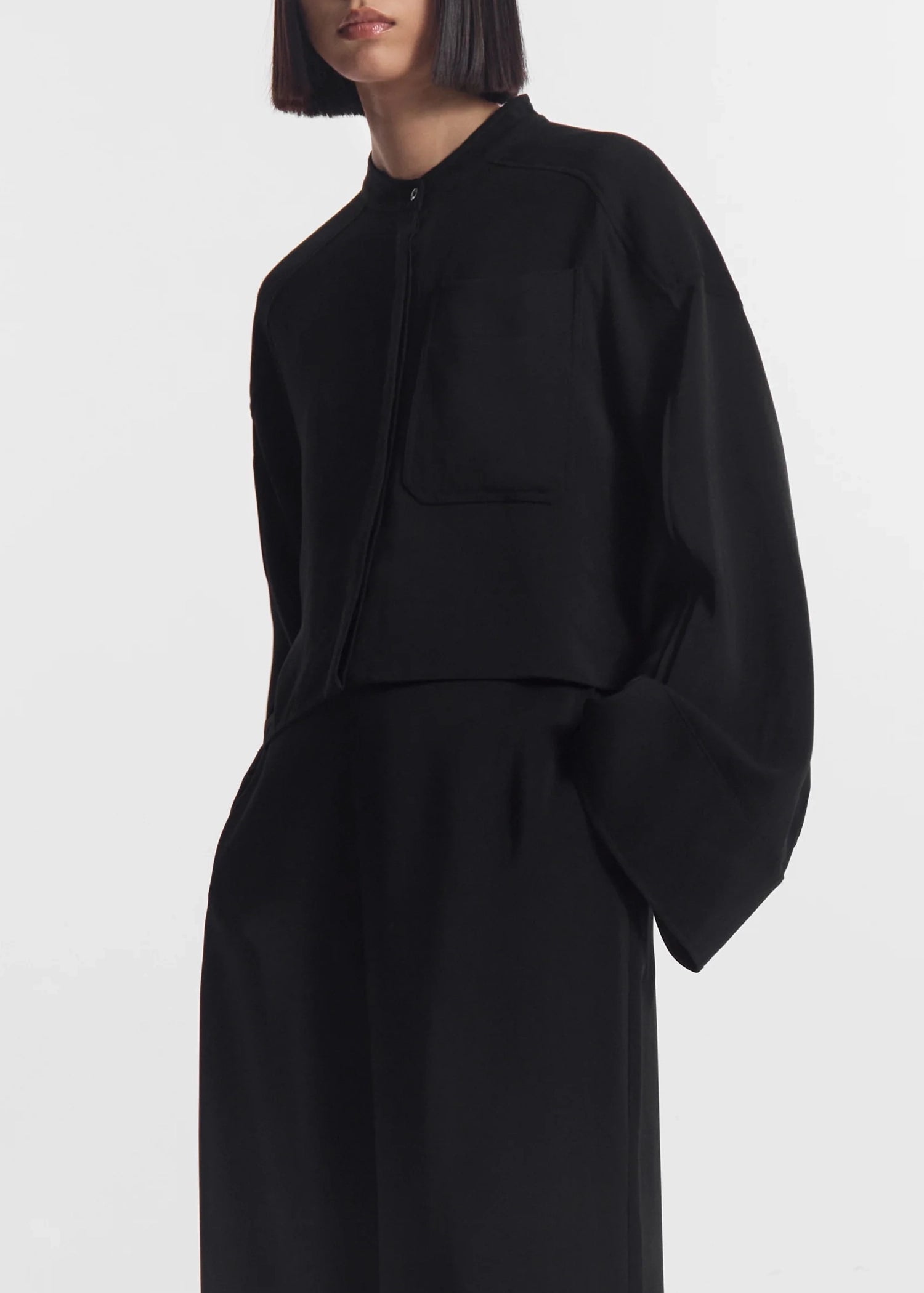 CO-Collections-Bell-Sleeve-Blouse-Crepe-Black