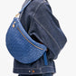 Clare-V-Grande-Fanny-French-Blue-Diagonal-Woven