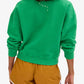 Clare-V-Le-Drop-Sweatshirt-ciao-green