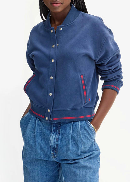 Clare-V-Le-Varisty-Jacket-Snap-Navy