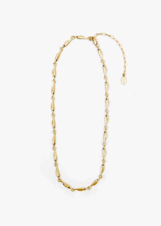 Clare-V-Sardine-Chain-Necklace