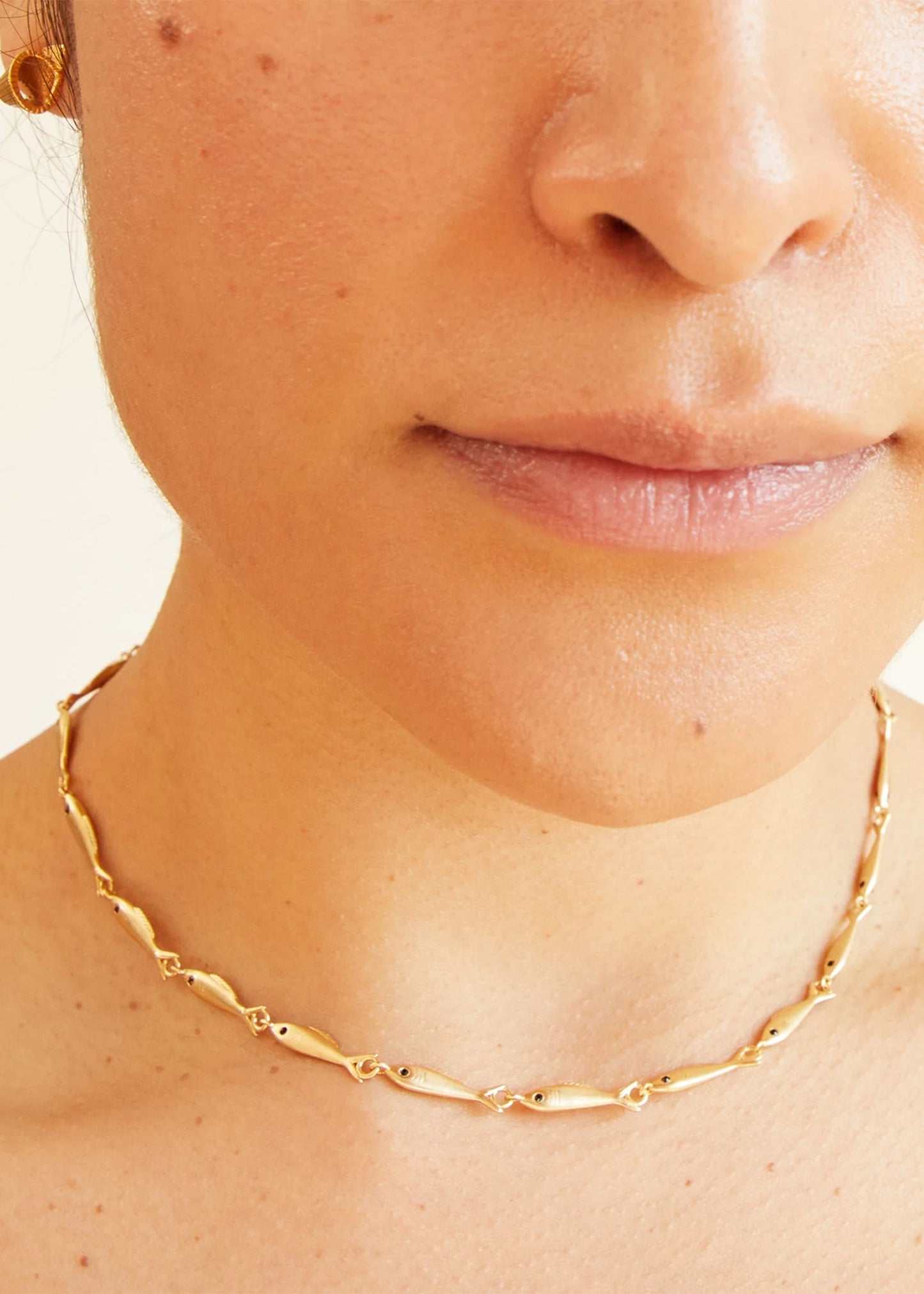 Clare-V-Sardine-Chain-Necklace