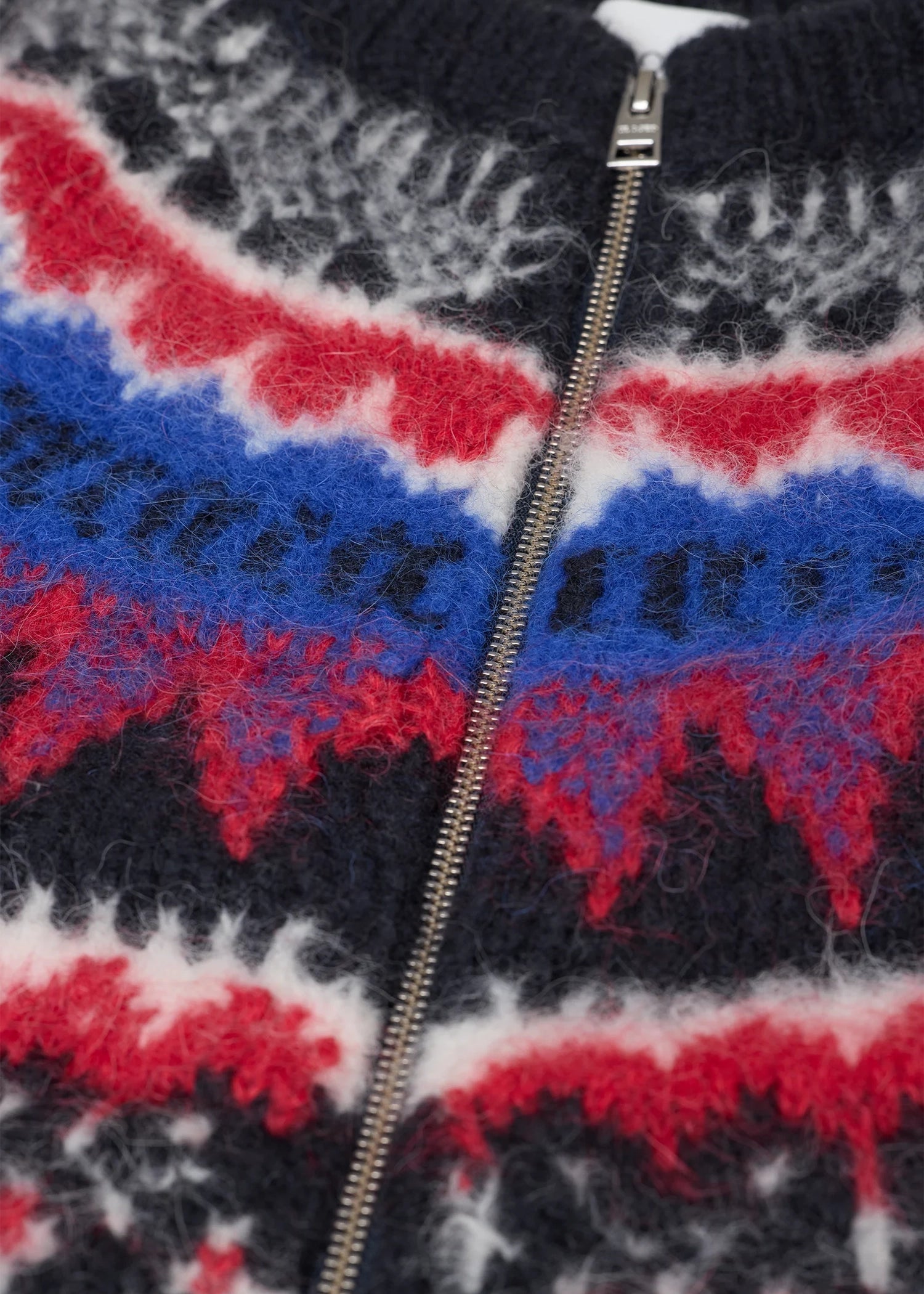 Closed-Cropped-jacquard-zip-cardigan