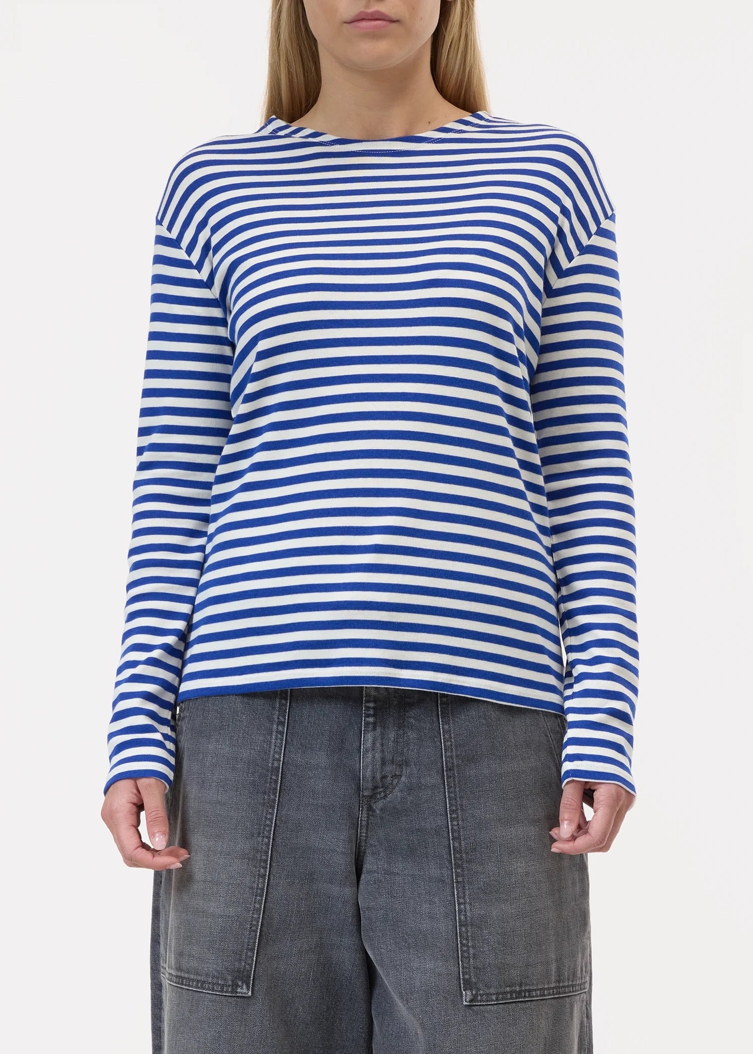 Closed-basic-long-sleeve-shirt-cotton-blend