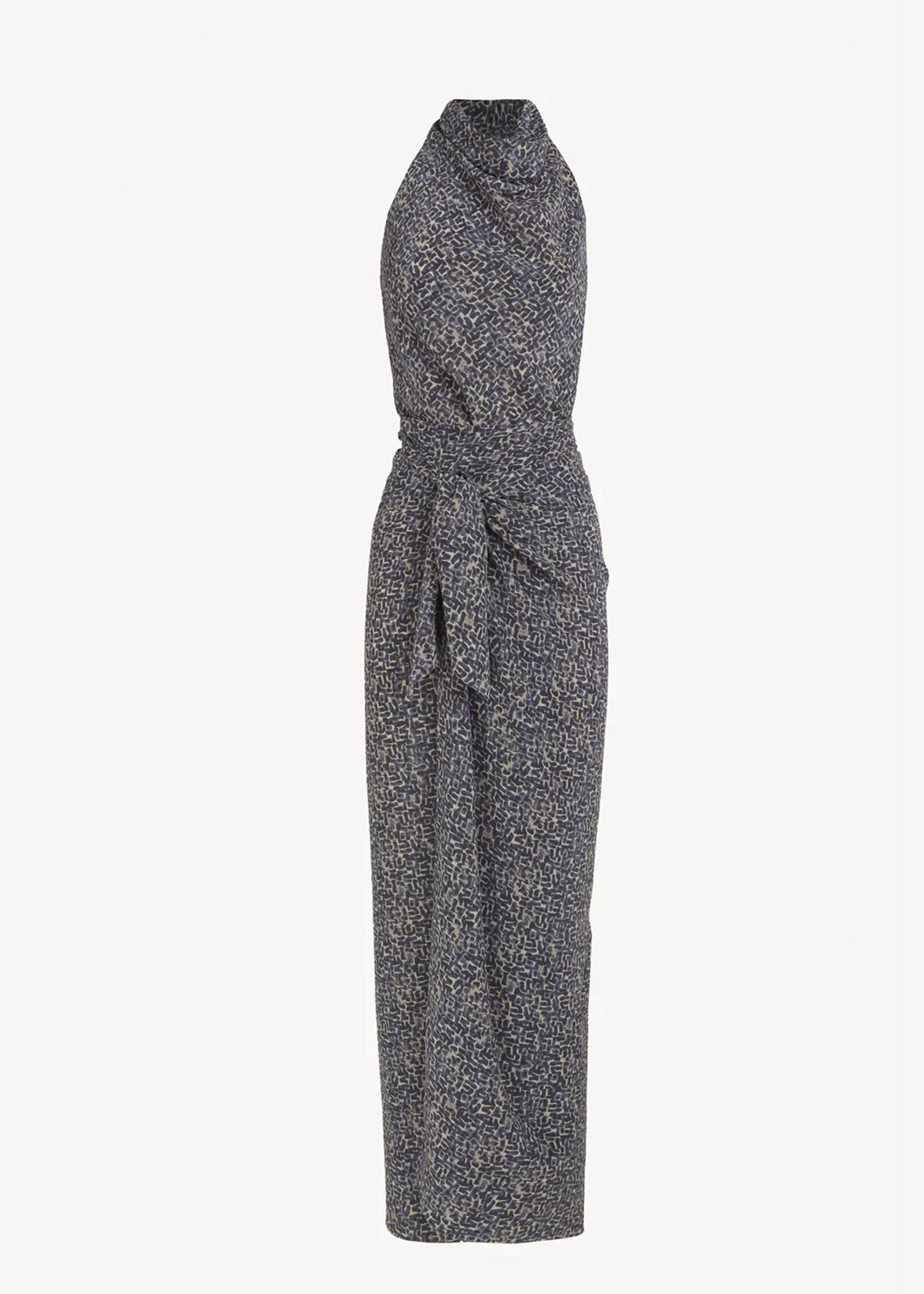 Cortana-Corallo-astra-print-silk-dress