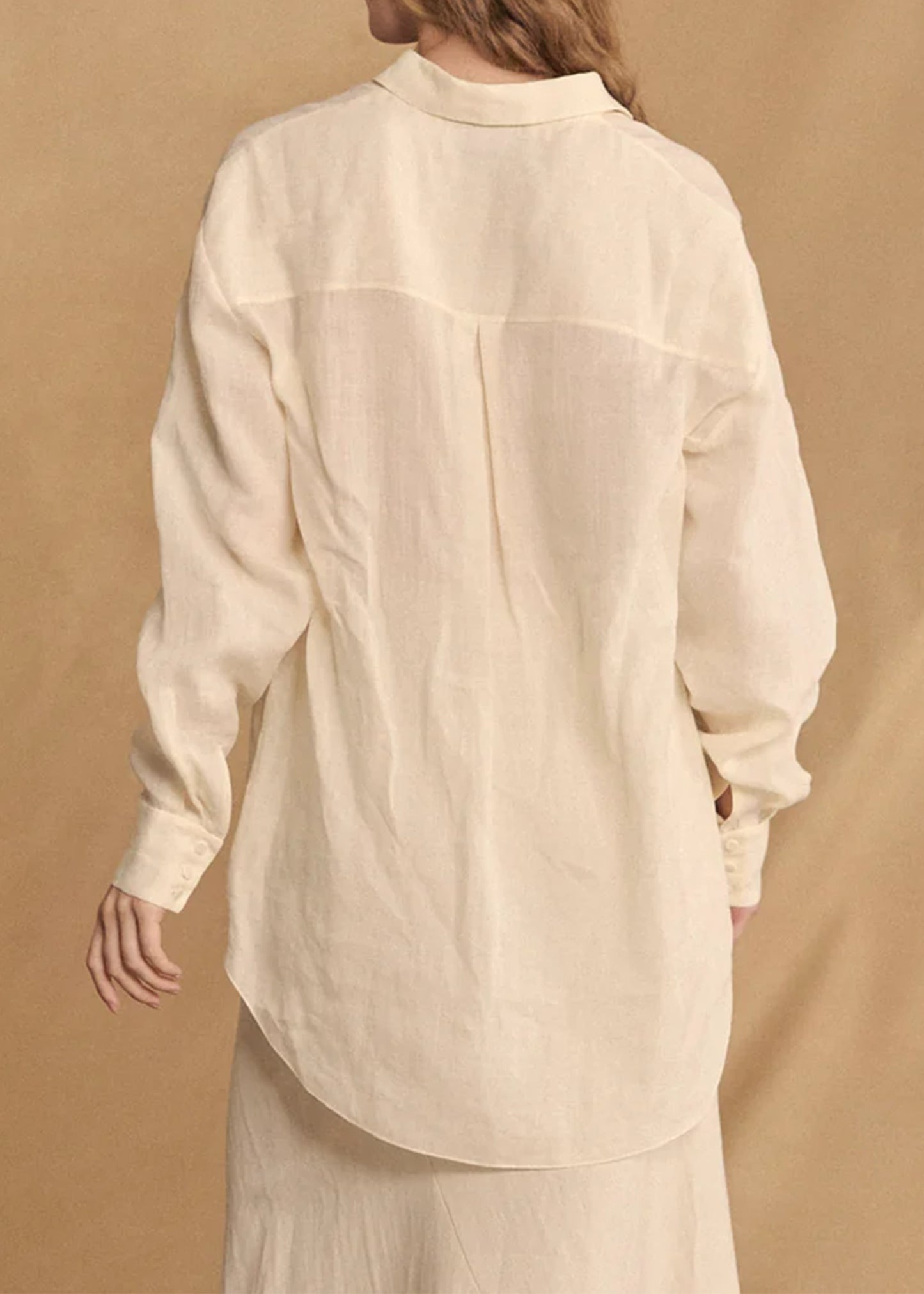 Cortana-Dennis-ivory-oversized-ramie-shirt
