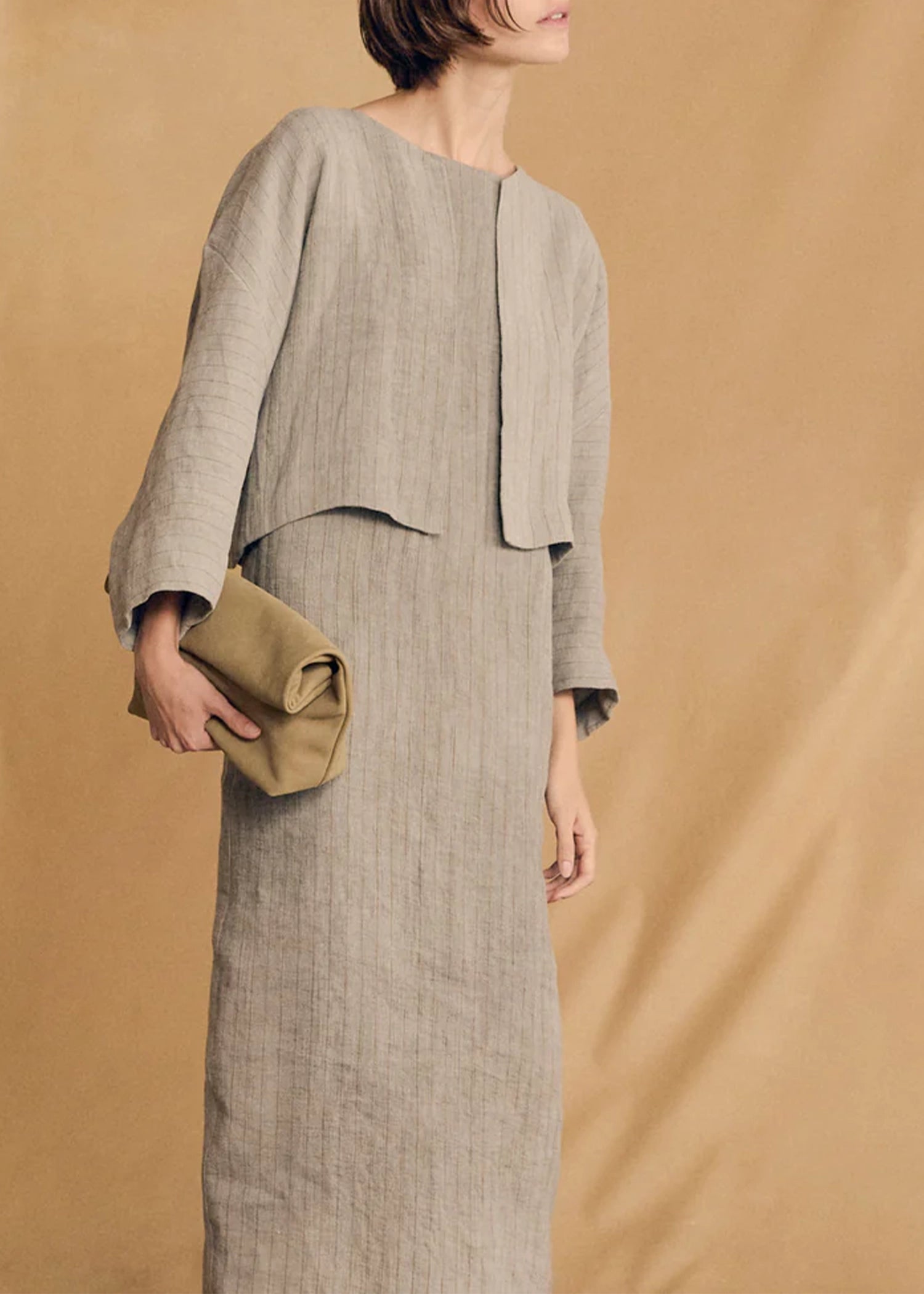 Cortana-Lupe-Sky-Blue-Striped-Linen-Jacket