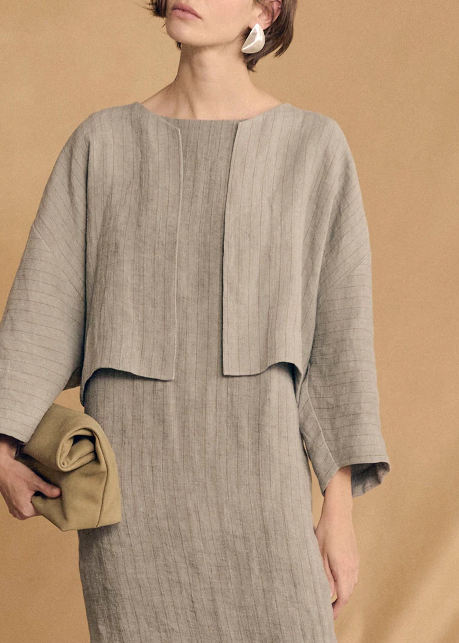 Cortana-Lupe-Sky-Blue-Striped-Linen-Jacket