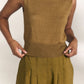 Cortana-Rinen-olive-green-linen-knit-vest