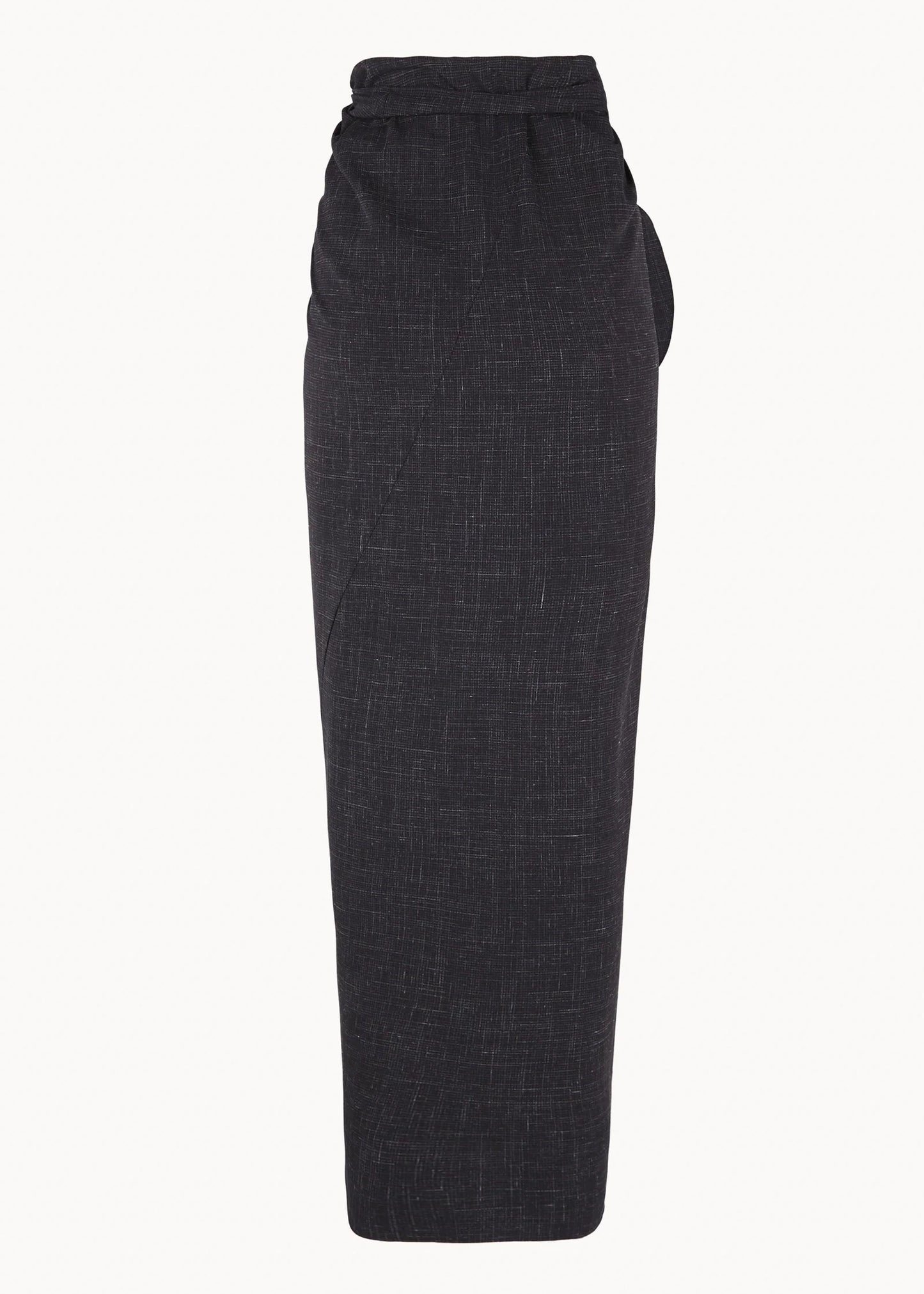 Cortana-Tiempo-black-virgin-wool-silk-skirt