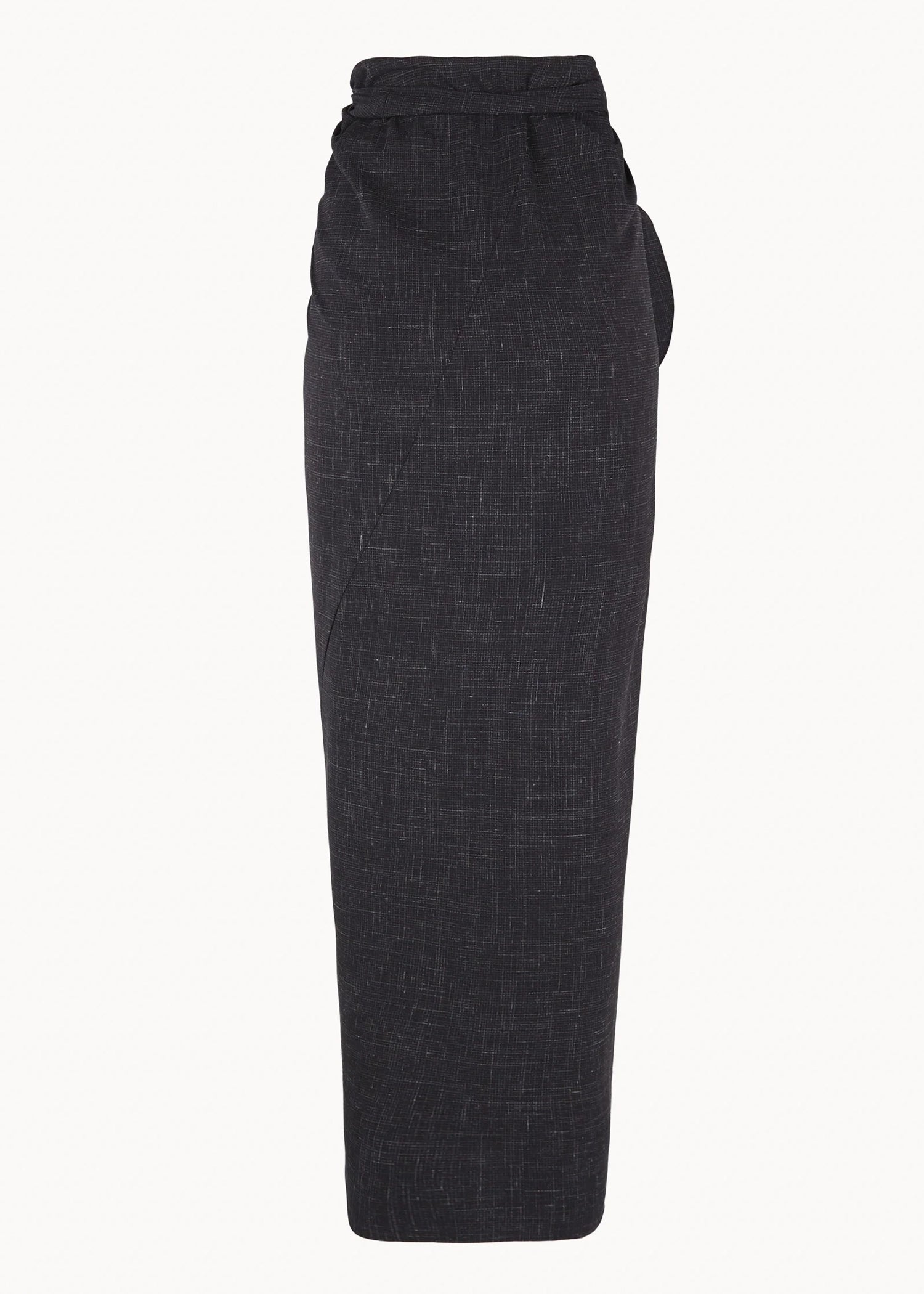 Cortana-Tiempo-black-virgin-wool-silk-skirt