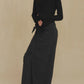 Cortana-Tiempo-black-virgin-wool-silk-skirt