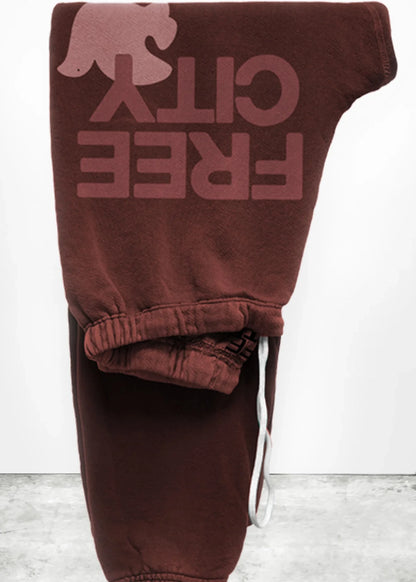 FREECITY-sweatpant-rusty-rabbit