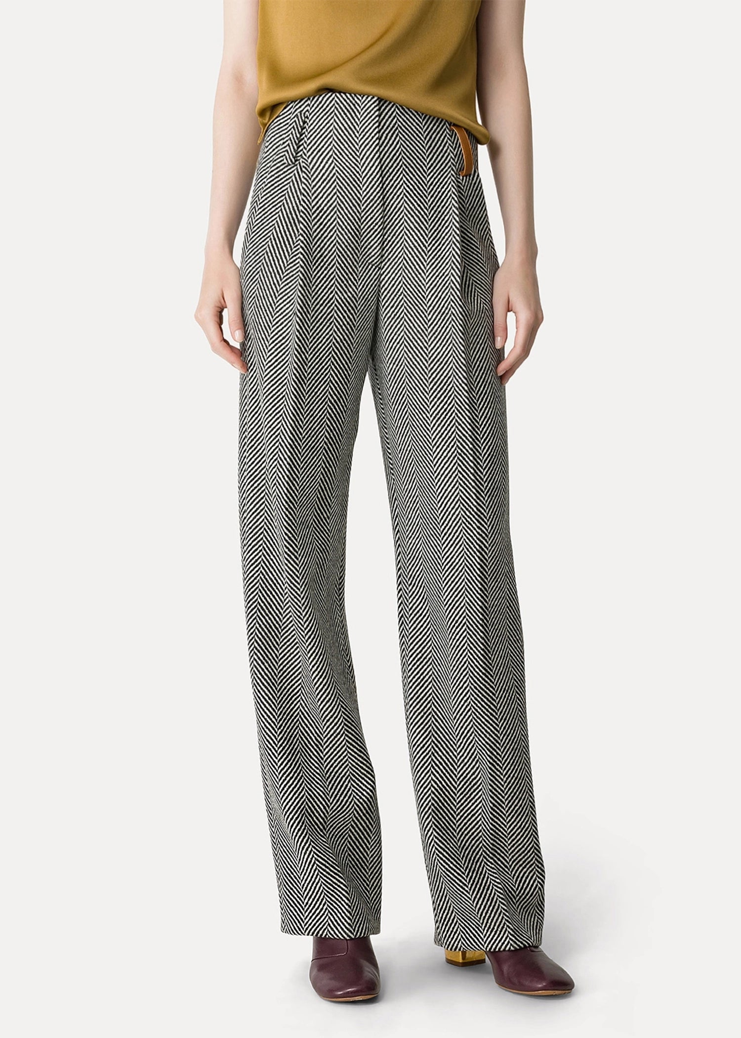 Forte-Forte-high–rise-trousers-wool-chevron-patterning
