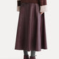 Forte-Forte-leather-look-midi-skirt-bordeaux
