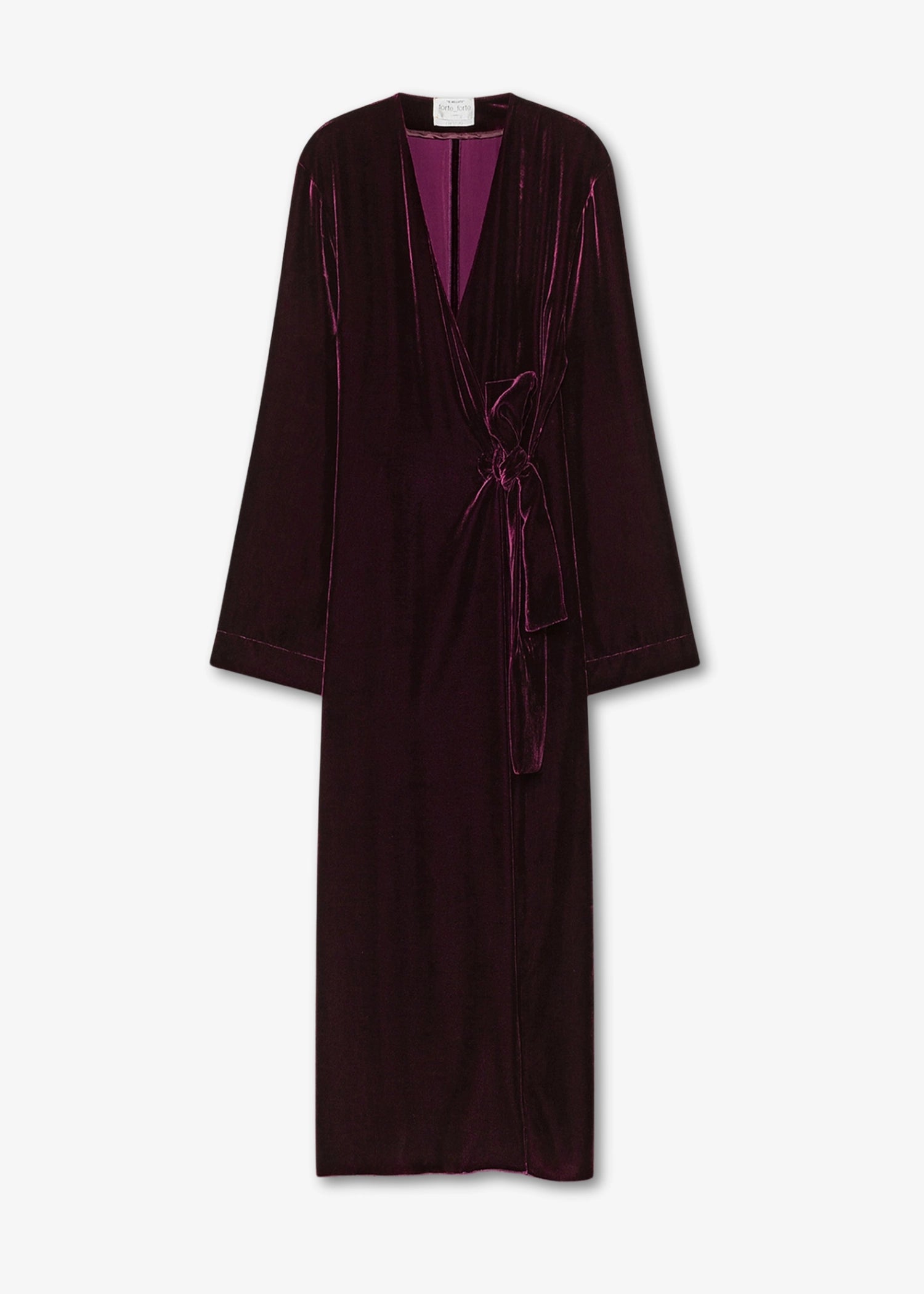 Forte-Forte-midi-wrap-dress-plain-velvet