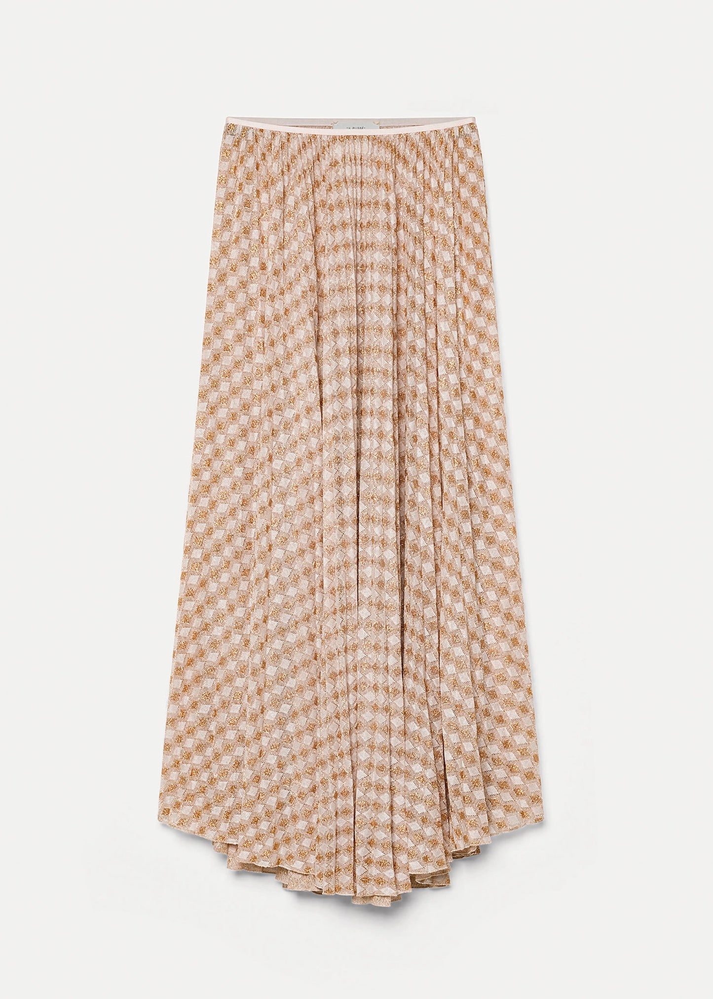 Forte-Forte-pleated-skirt-diamond-jersey