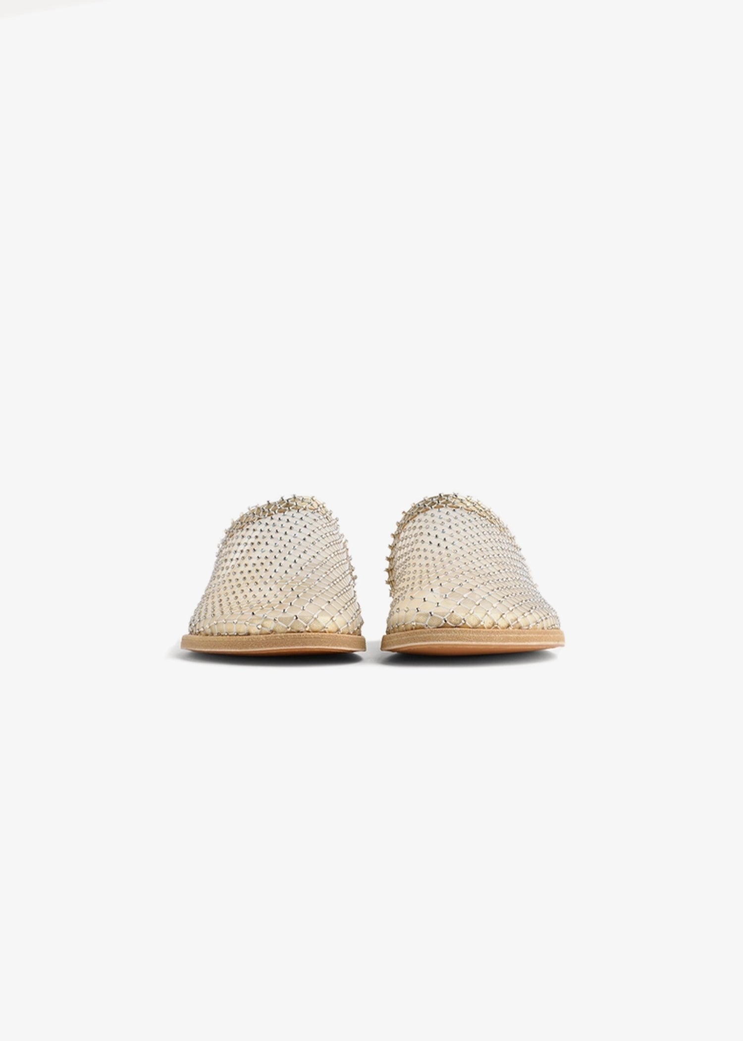 Forte_forte-Mesh-backless-slipper-diamante-detailing-stone