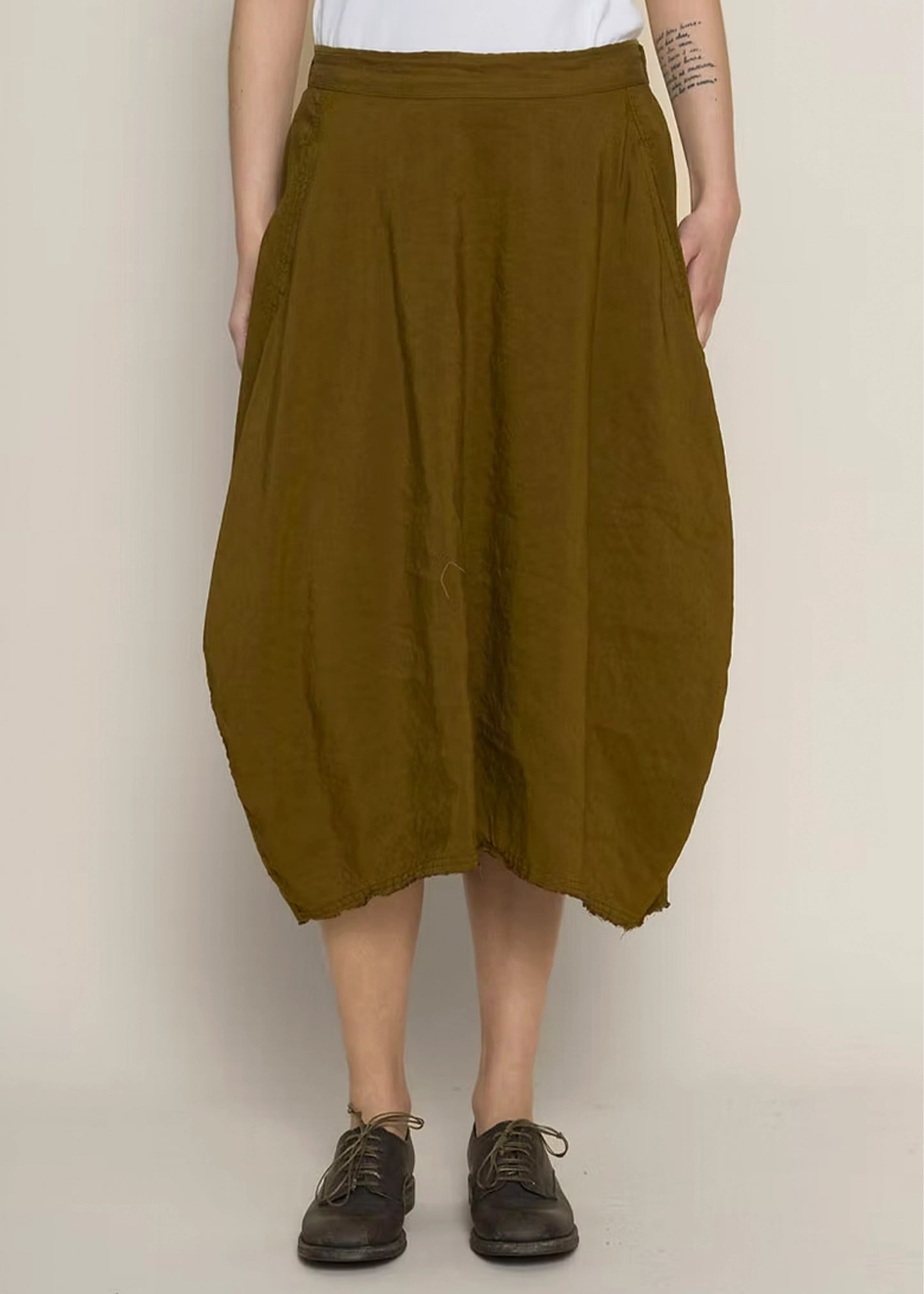Hannoh-Wessel-Jocelyne-Skirt-Tobacco
