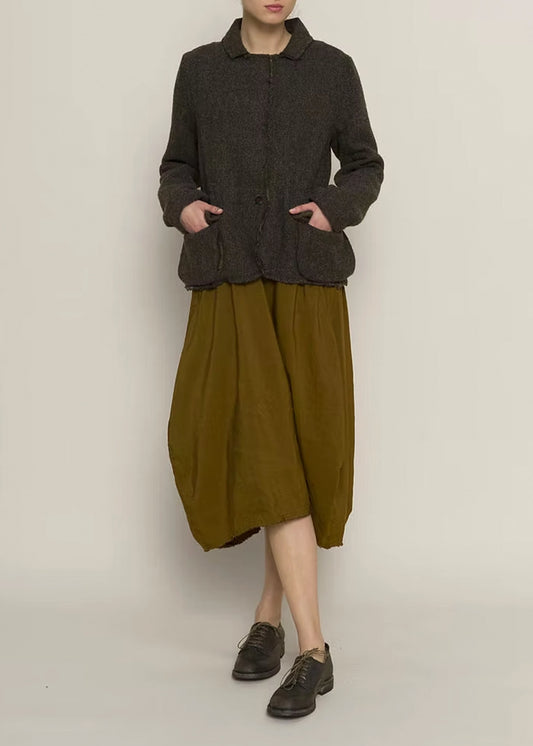 Hannoh-Wessel-Jocelyne-Skirt-Tobacco