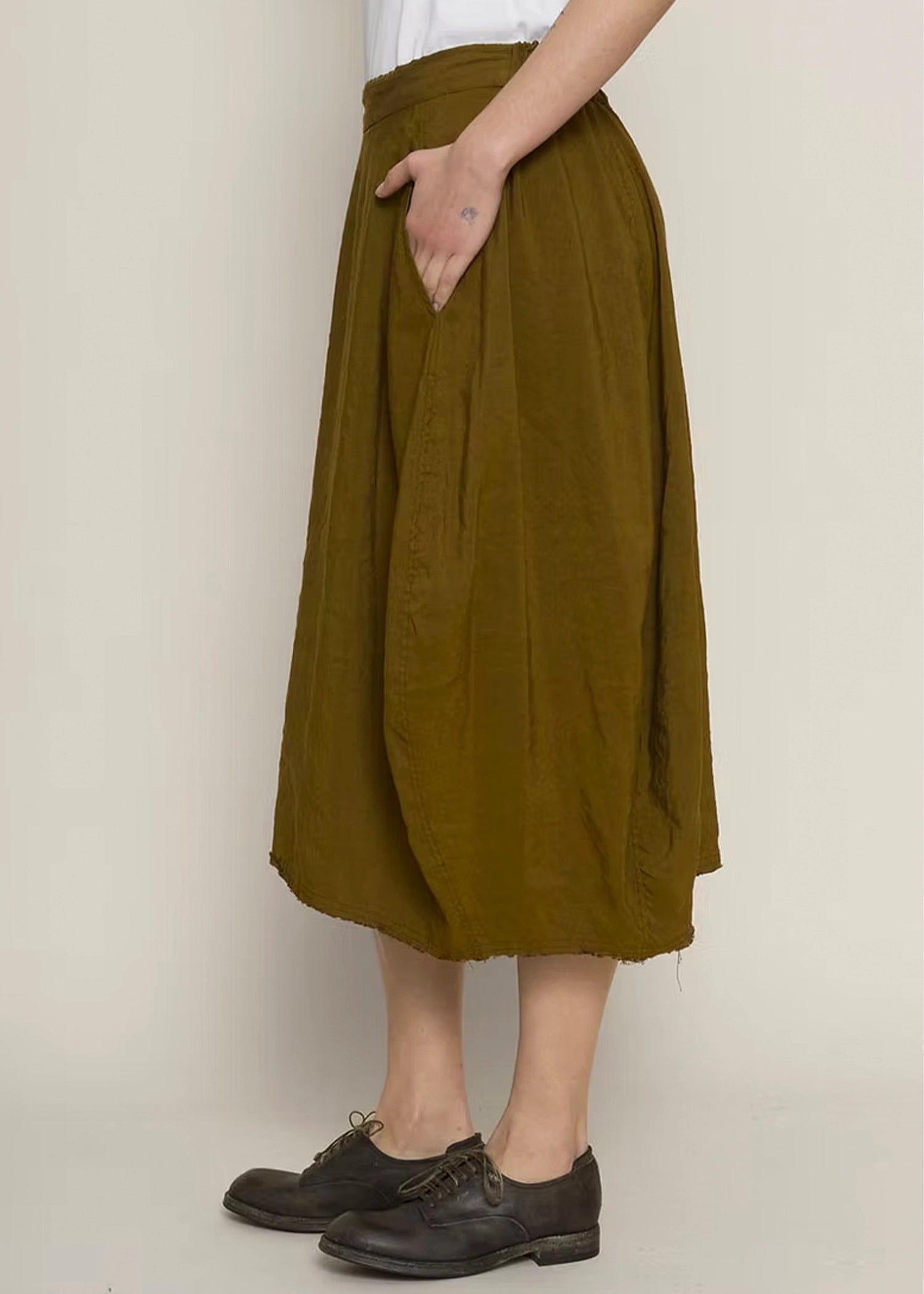 Hannoh-Wessel-Jocelyne-Skirt-Tobacco