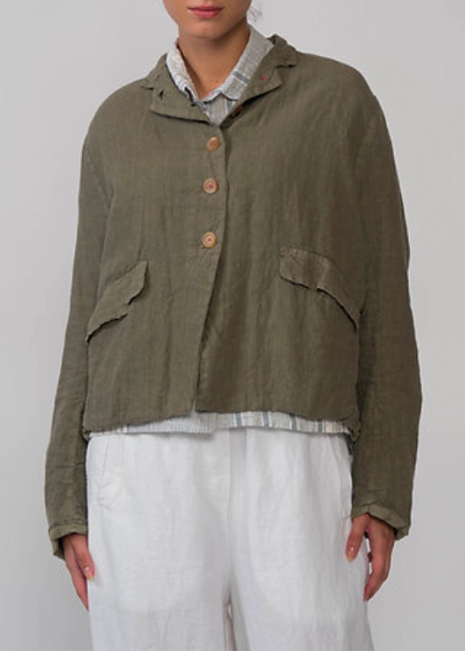 Hannoh-Wessel-Julia-Jacket-Khaki