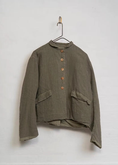 Hannoh-Wessel-Julia-Jacket-Khaki