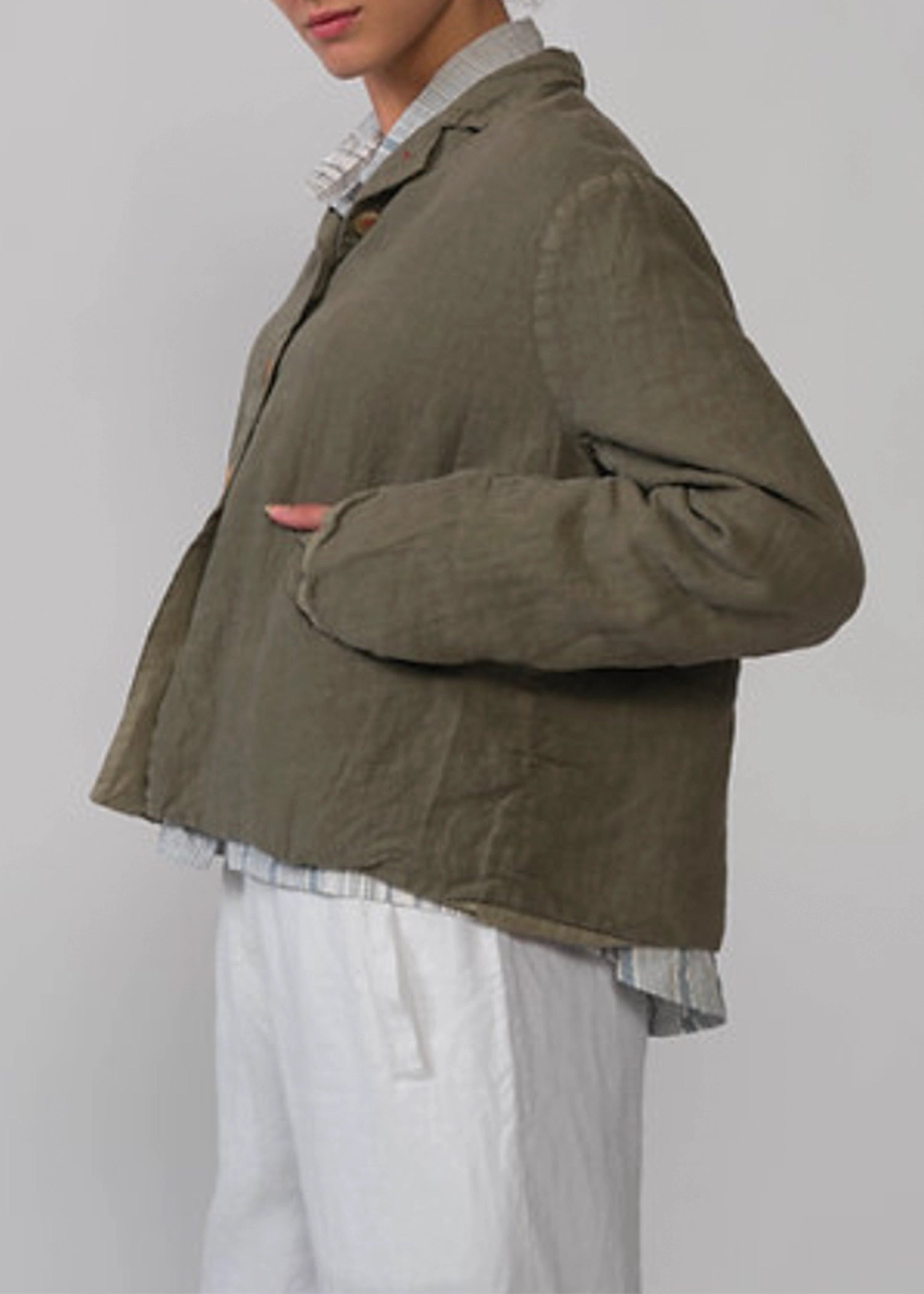 Hannoh-Wessel-Julia-Jacket-Khaki