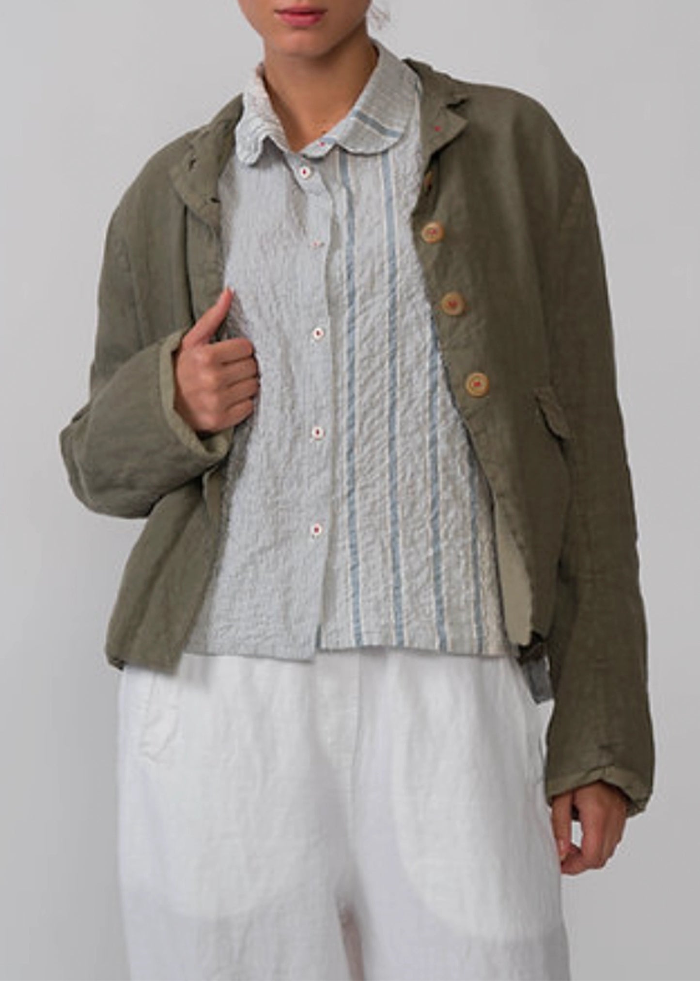 Hannoh-Wessel-Julia-Jacket-Khaki
