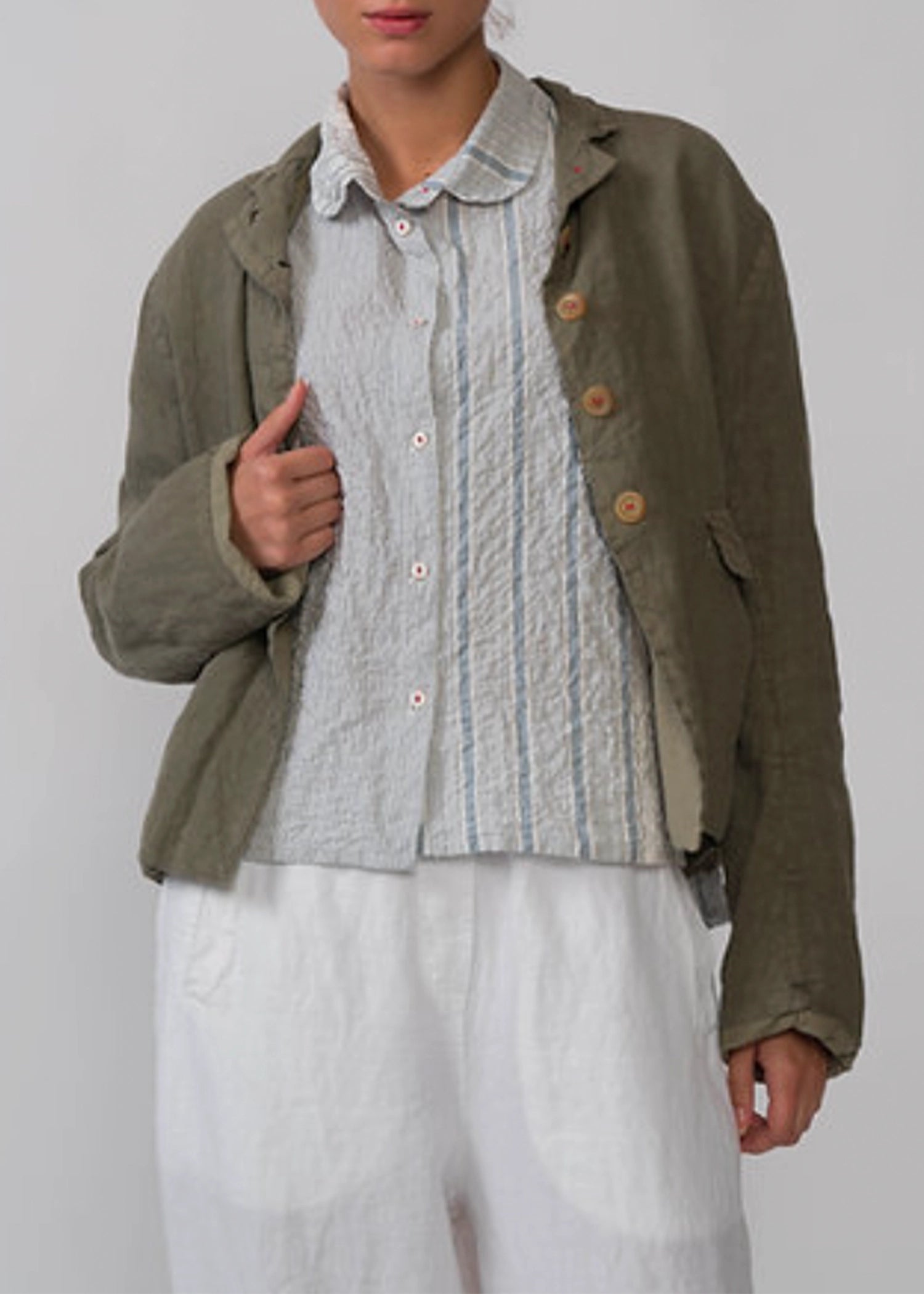Hannoh-Wessel-Julia-Jacket-Khaki