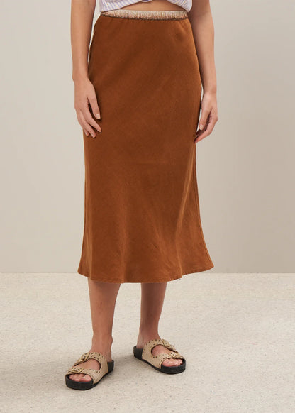 Hartford-Jima-Skirt-Pecan