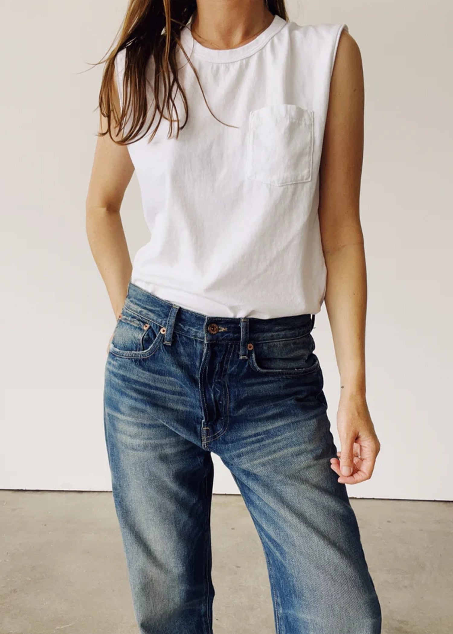 Hey-Gang-The-Muscle-Tee-White